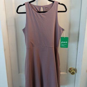 Pact Women's Mini Dress in Mauve